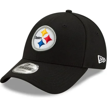 Lippikset kaareva musta säädettävä nauha 9FORTY The League Pittsburgh Steelers NFL New Era