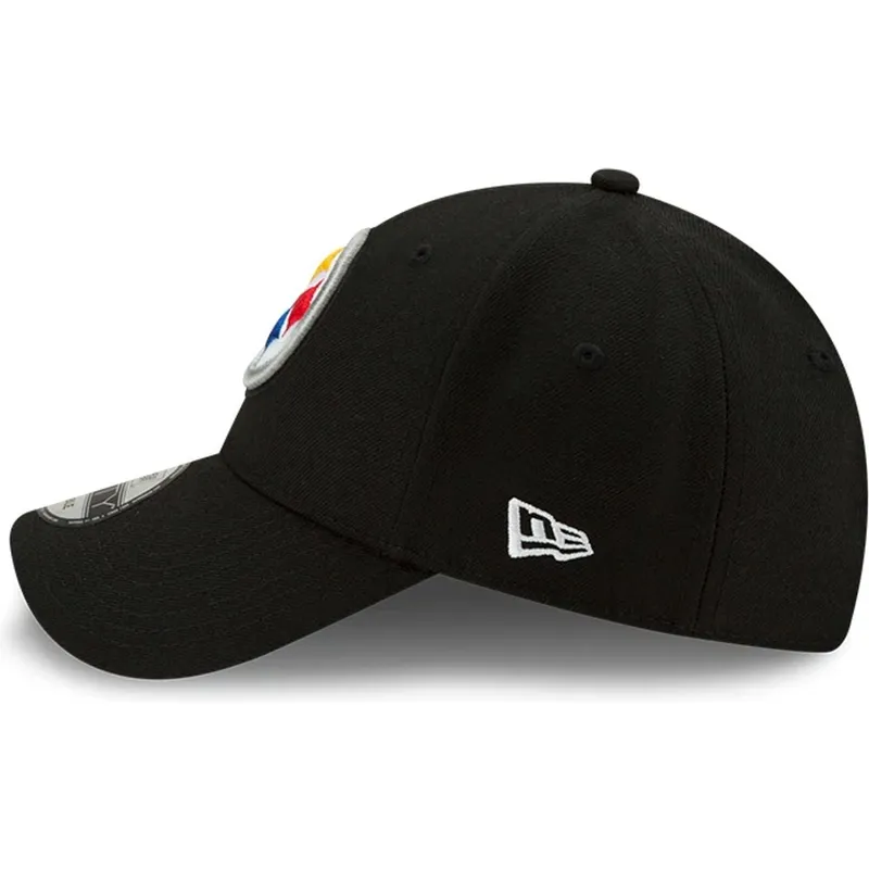 lippikset-kaareva-musta-saadettava-nauha-9forty-the-league-pittsburgh-steelers-nfl-new-era
