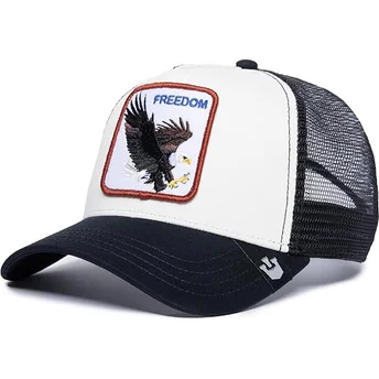lippikset-kaareva-rekka-valkoinen-snapback-freedom-the-farm-goorin-bros