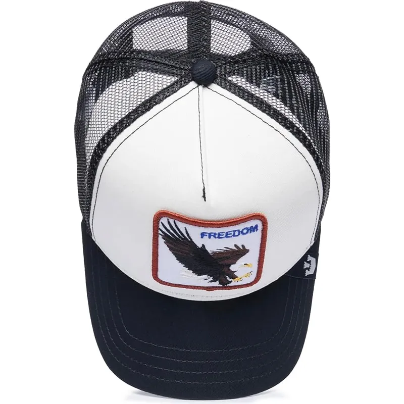 lippikset-kaareva-rekka-valkoinen-snapback-freedom-the-farm-goorin-bros