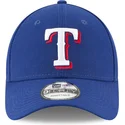 lippikset-kaareva-sininen-saadettava-nauha-9forty-the-league-texas-rangers-mlb-new-era