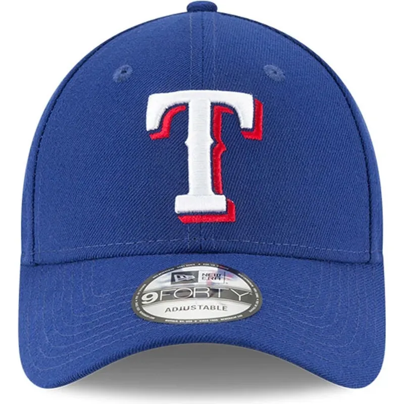lippikset-kaareva-sininen-saadettava-nauha-9forty-the-league-texas-rangers-mlb-new-era