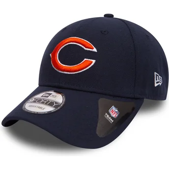 Lippikset kaareva laivastonsininen säädettävä nauha 9FORTY The League Chicago Bears NFL New Era