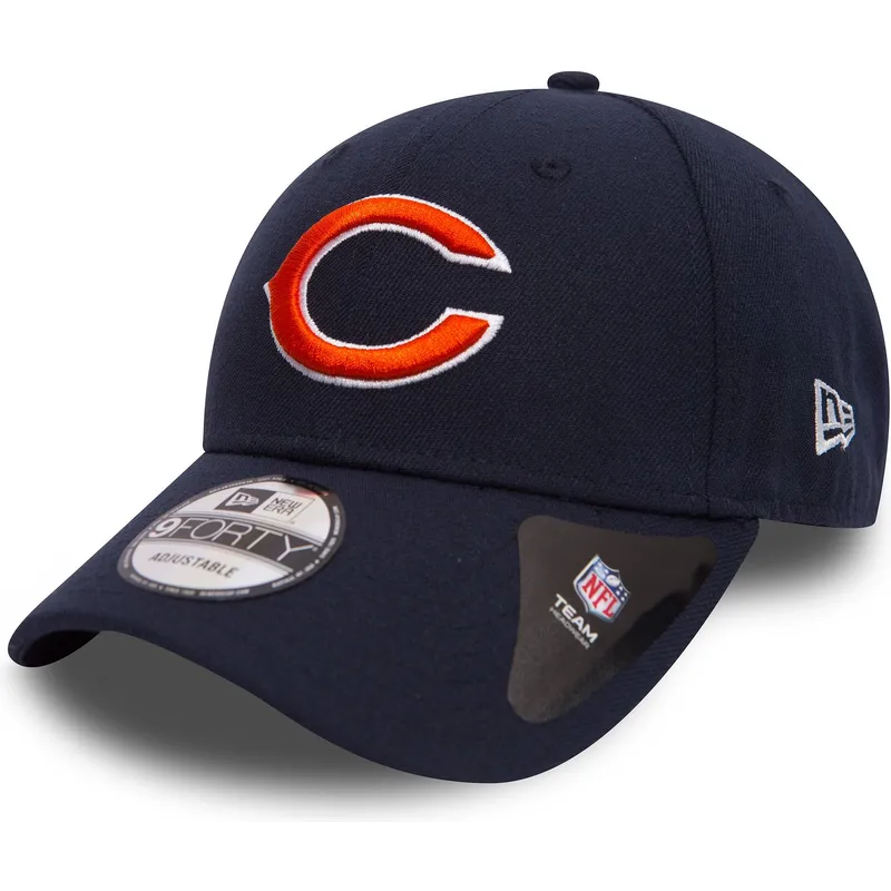lippikset-kaareva-laivastonsininen-saadettava-nauha-9forty-the-league-chicago-bears-nfl-new-era