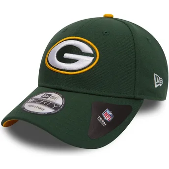 lippikset-kaareva-vihrea-saadettava-nauha-9forty-the-league-green-bay-packers-nfl-new-era