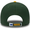 lippikset-kaareva-vihrea-saadettava-nauha-9forty-the-league-green-bay-packers-nfl-new-era