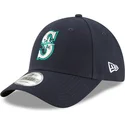 lippikset-kaareva-laivastonsininen-saadettava-nauha-9forty-the-league-seattle-mariners-mlb-new-era
