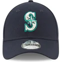 lippikset-kaareva-laivastonsininen-saadettava-nauha-9forty-the-league-seattle-mariners-mlb-new-era