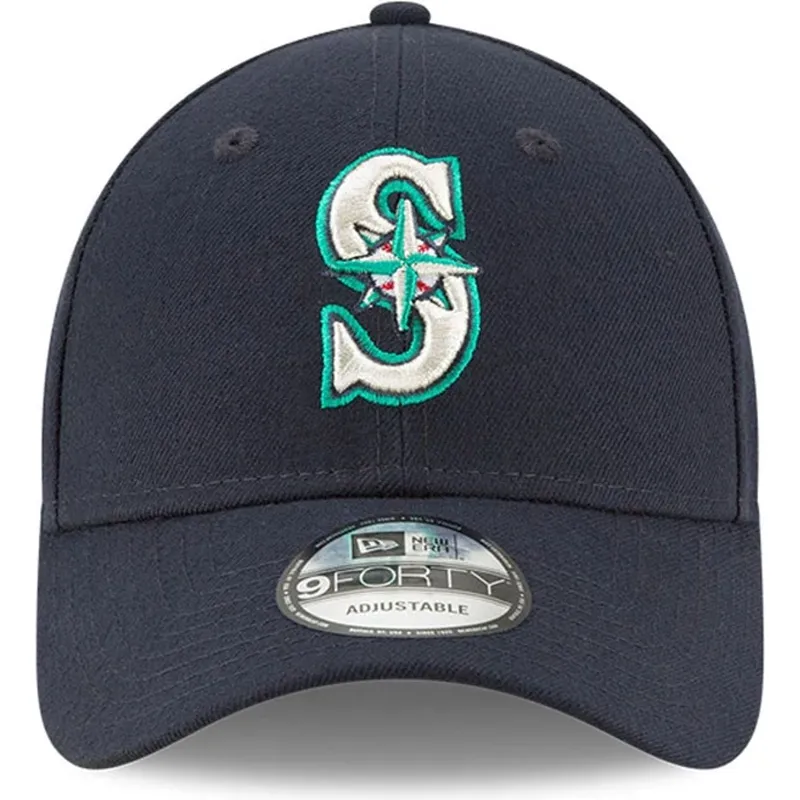 lippikset-kaareva-laivastonsininen-saadettava-nauha-9forty-the-league-seattle-mariners-mlb-new-era
