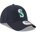 lippikset-kaareva-laivastonsininen-saadettava-nauha-9forty-the-league-seattle-mariners-mlb-new-era
