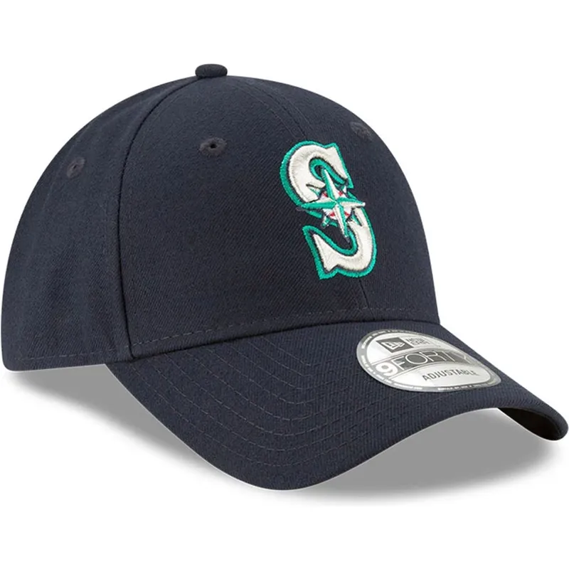 lippikset-kaareva-laivastonsininen-saadettava-nauha-9forty-the-league-seattle-mariners-mlb-new-era