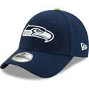 lippikset-kaareva-laivastonsininen-saadettava-nauha-9forty-the-league-seattle-seahawks-nfl-new-era