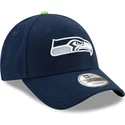 lippikset-kaareva-laivastonsininen-saadettava-nauha-9forty-the-league-seattle-seahawks-nfl-new-era
