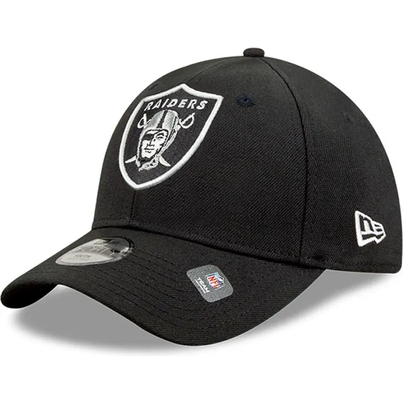 lippikset-kaareva-musta-saadettava-nauha-9forty-the-league-las-vegas-raiders-nfl-new-era