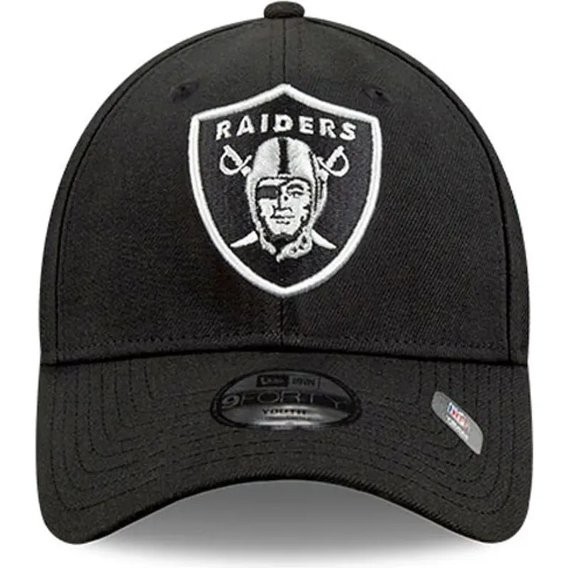 lippikset-kaareva-musta-saadettava-nauha-9forty-the-league-las-vegas-raiders-nfl-new-era