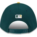 new-era-curved-brim-9forty-m-crown-player-replica-oakland-athletics-mlb-green-and-yellow-snapback-cap