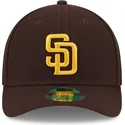 lippikset-kaareva-ruskea-snapback-9forty-m-crown-player-replica-san-diego-padres-mlb-new-era