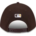lippikset-kaareva-ruskea-snapback-9forty-m-crown-player-replica-san-diego-padres-mlb-new-era