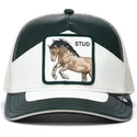 lippikset-kaareva-rekka-musta-snapback-moto-lamba-stud-the-farm-goorin-bros