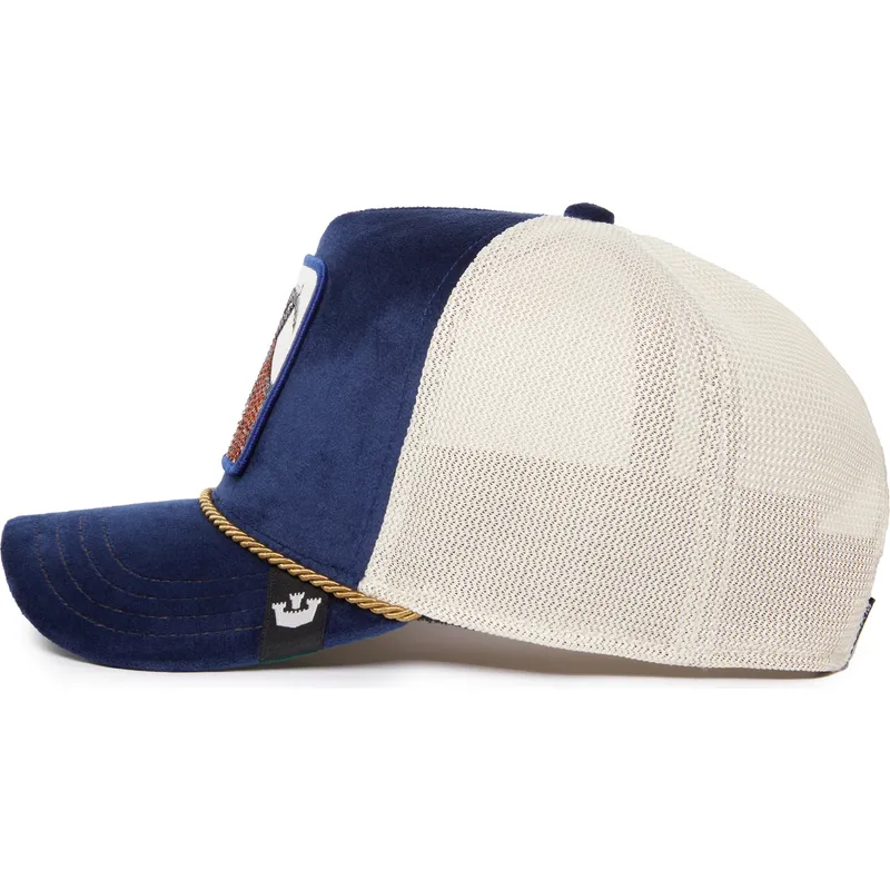 lippikset-kaareva-rekka-sininen-snapback-sapphire-goat-the-farm-jewel-tones-the-farm-goorin-bros