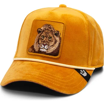 lippikset-kaareva-keltainen-snapback-lion-royalty-the-farm-goorin-bros