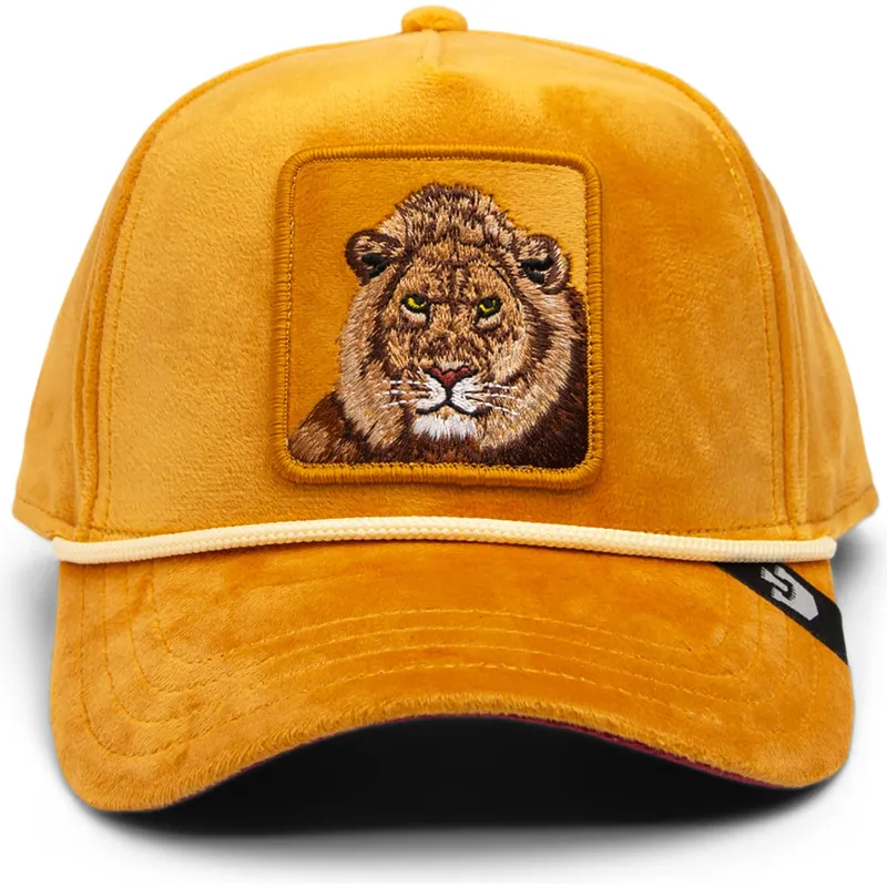 lippikset-kaareva-keltainen-snapback-lion-royalty-the-farm-goorin-bros