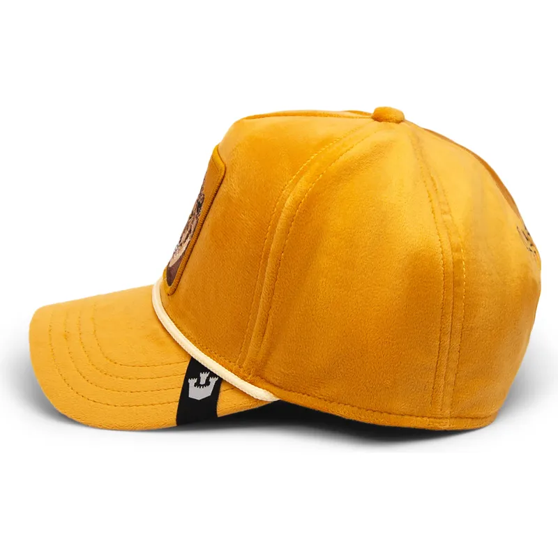 lippikset-kaareva-keltainen-snapback-lion-royalty-the-farm-goorin-bros