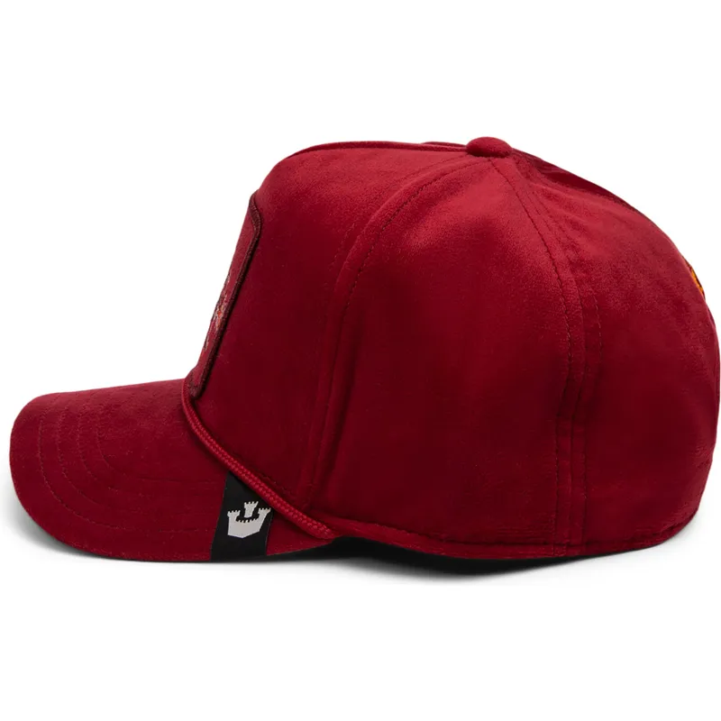 lippikset-kaareva-punainen-snapback-royalty-the-farm-goorin-bros lippikset-kaareva-punainen-snapback-royalty-the-farm-goorin-bros