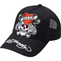 lippikset-kaareva-rekka-musta-snapback-love-kills-slowly-ed-hardy