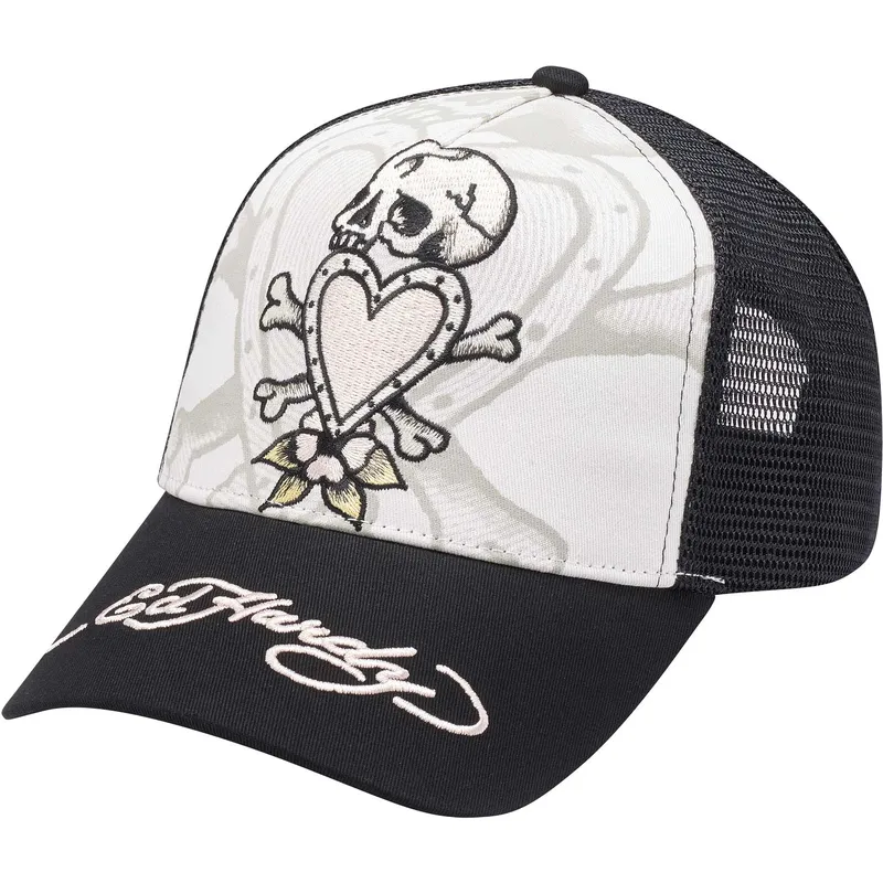 lippikset-kaareva-rekka-musta-snapback-death-before-ed-hardy