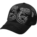 lippikset-kaareva-rekka-musta-snapback-duo-black-snake-ed-hardy