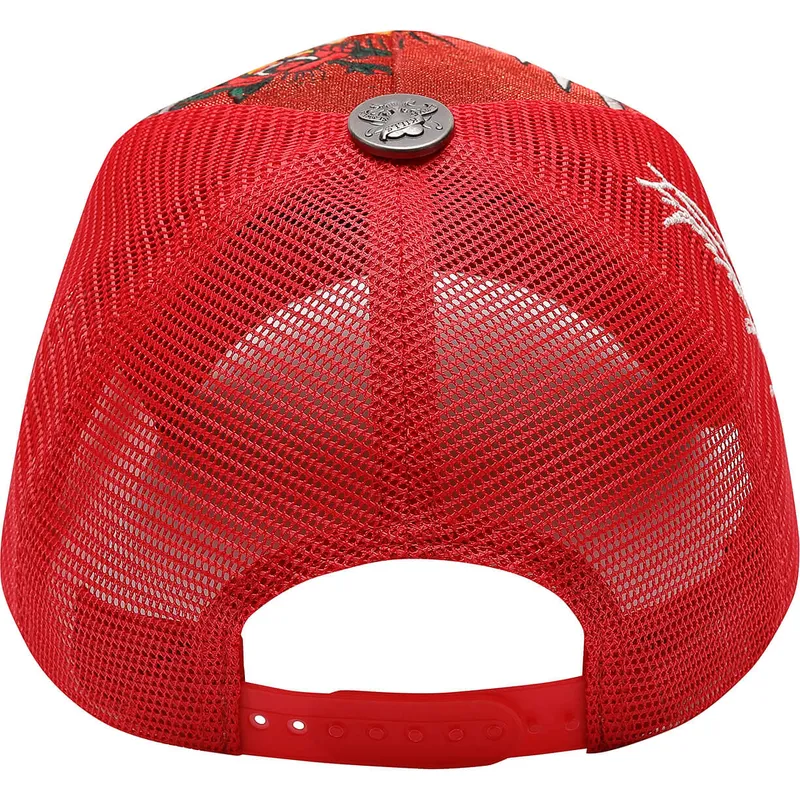 lippikset-kaareva-rekka-punainen-snapback-brave-hearts-ed-hardy