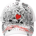 lippikset-kaareva-rekka-valkoinen-snapback-death-or-glory-ed-hardy