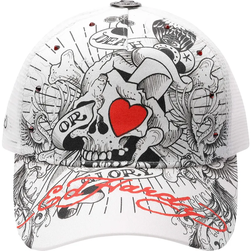 lippikset-kaareva-rekka-valkoinen-snapback-death-or-glory-ed-hardy lippikset-kaareva-rekka-valkoinen-snapback-death-or-glory-ed-hardy