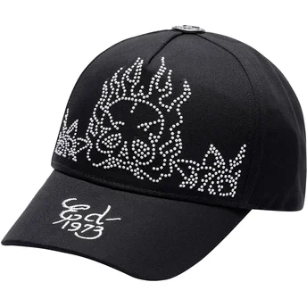 Cap kaareva black adjustable strap Ed Hardy