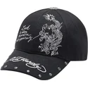 lippikset-kaareva-musta-saadettava-nauha-lucky-ed-hardy