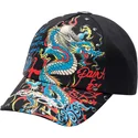 cap-kaareva-black-adjustable-strap-ed-hardy