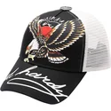 lippikset-kaareva-rekka-musta-snapback-soaring-eagle-ed-hardy