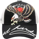 lippikset-kaareva-rekka-musta-snapback-soaring-eagle-ed-hardy