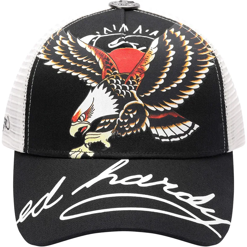 lippikset-kaareva-rekka-musta-snapback-soaring-eagle-ed-hardy lippikset-kaareva-rekka-musta-snapback-soaring-eagle-ed-hardy