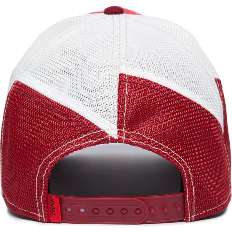 lippikset-kaareva-rekka-punainen-snapback-cock-courage-farmigami-the-farm-goorin-bros
