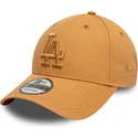lippikset-kaareva-ruskea-saadettava-nauha-9forty-league-essential-los-angeles-dodgers-mlb-new-era