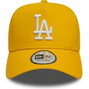 lippikset-kaareva-rekka-keltainen-snapback-9forty-a-frame-league-essential-los-angeles-dodgers-mlb-new-era