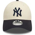 lippikset-kaareva-beige-saadettava-nauha-9forty-colour-block-new-york-yankees-mlb-new-era
