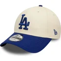 lippikset-kaareva-beige-saadettava-nauha-9forty-colour-block-los-angeles-dodgers-mlb-new-era