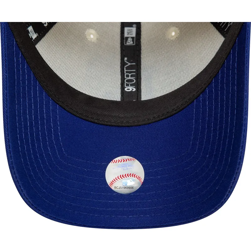 lippikset-kaareva-beige-saadettava-nauha-9forty-colour-block-los-angeles-dodgers-mlb-new-era