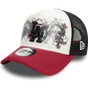 lippikset-kaareva-rekka-monivarinen-snapback-9forty-a-frame-graphic-los-angeles-dodgers-mlb-new-era