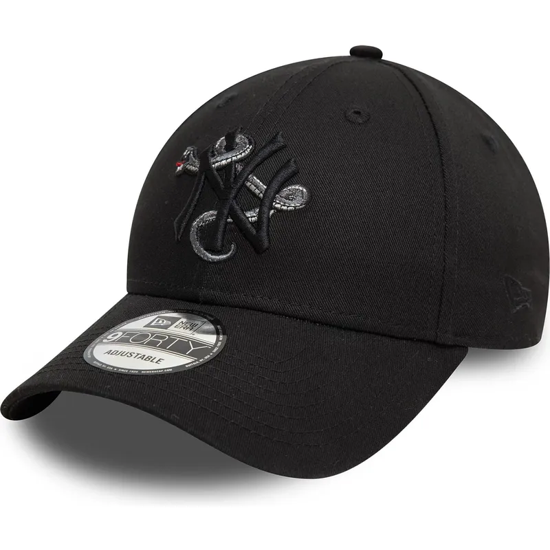 lippikset-kaareva-musta-saadettava-nauha-9forty-icon-new-york-yankees-mlb-new-era