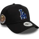 lippikset-kaareva-musta-snapback-9forty-a-frame-world-series-patch-los-angeles-dodgers-mlb-new-era