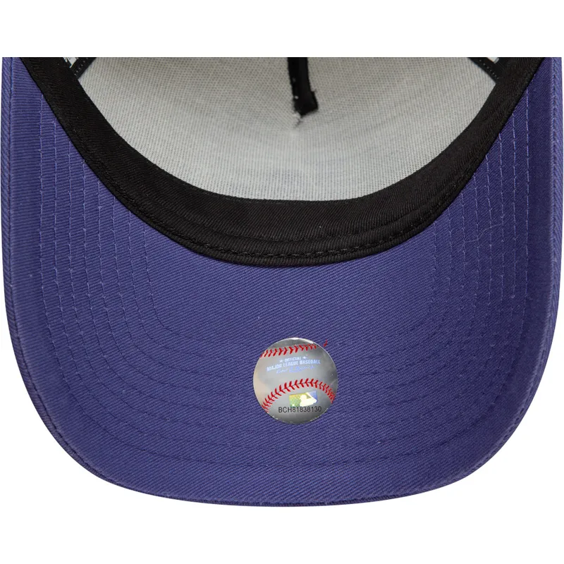 lippikset-kaareva-violetti-snapback-9forty-a-frame-world-series-patch-los-angeles-dodgers-mlb-new-era